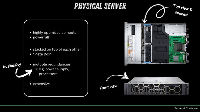 Explaining a server in lesson 3